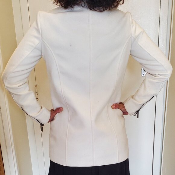 Stylish MNG Suit Polyester-Viscose Coat - Picture 5 of 8